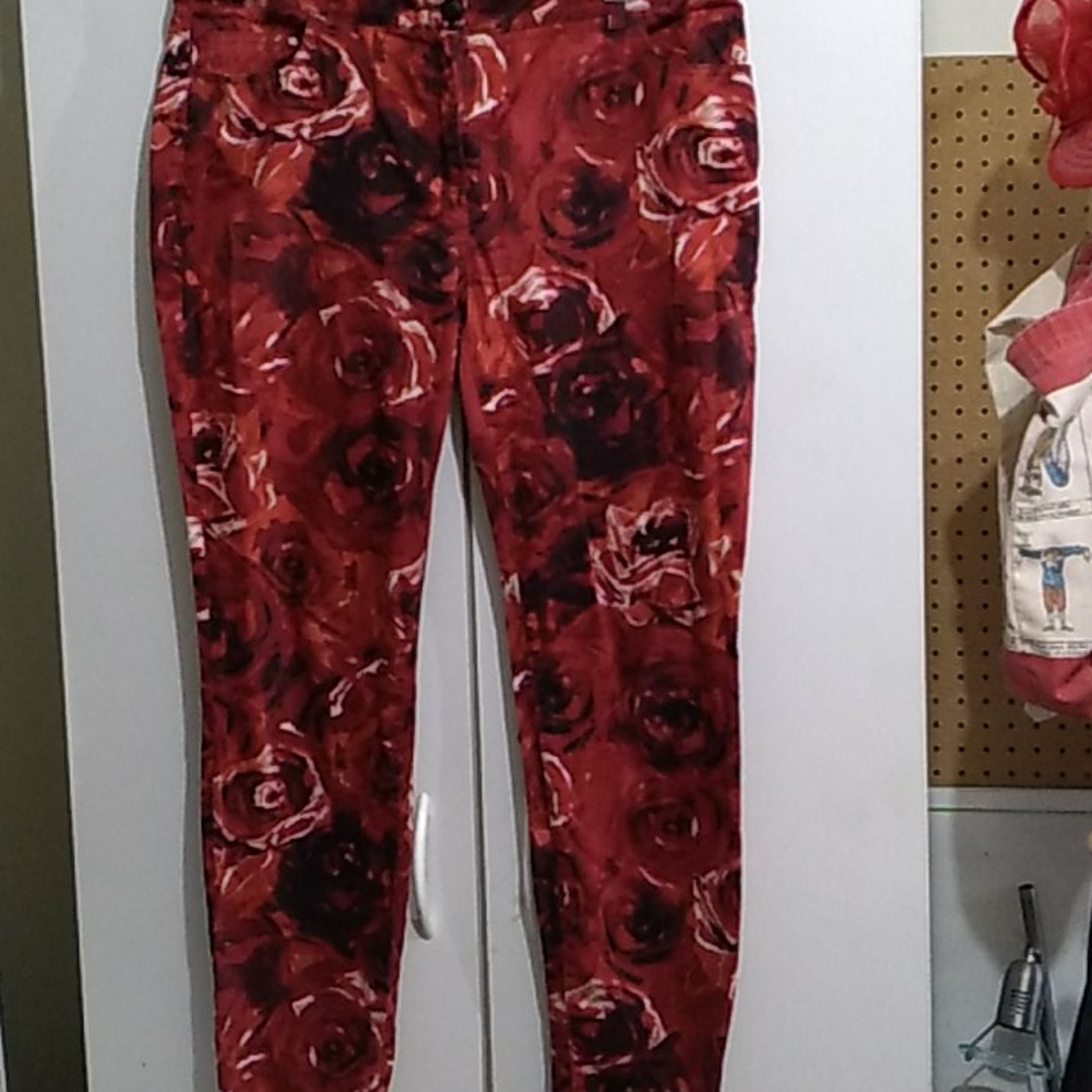Chicos cotton floral jeans
